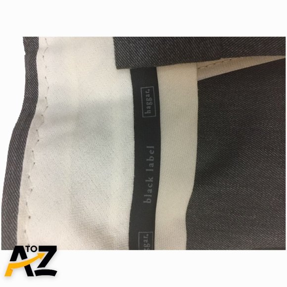 Haggar Black Label Mens Dress Pants Size 36x30 Gray Pockets Button Zip Up - Picture 10 of 13